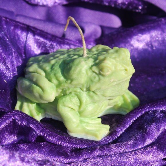 Green Frog Candle - Picture 14 of 14
